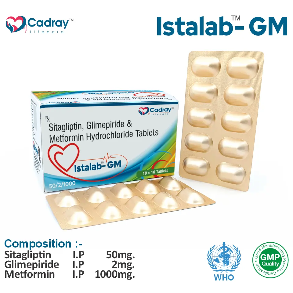Sitagliptin Glimepiride Metformin Tablet PCD Pharma Franchise
